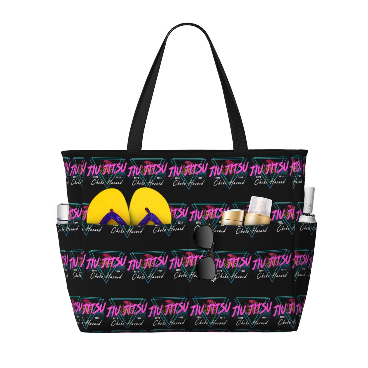 Yoga Fitness Jiu Jitsu - Bolso de mano Retro de los