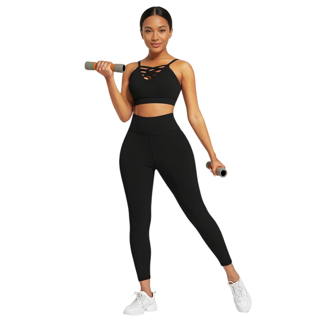 Yoga And Fitness - Conjunto Deportivo de Yoga para Mujer