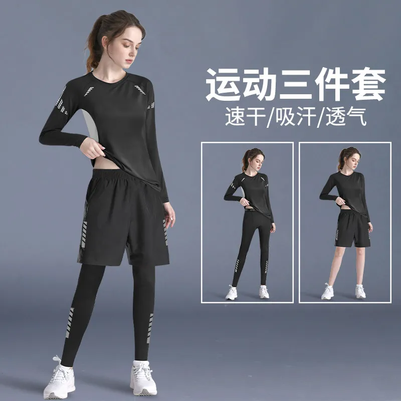 Yoga Fitness Plus - Conjunto de Yoga de Secado Rápido