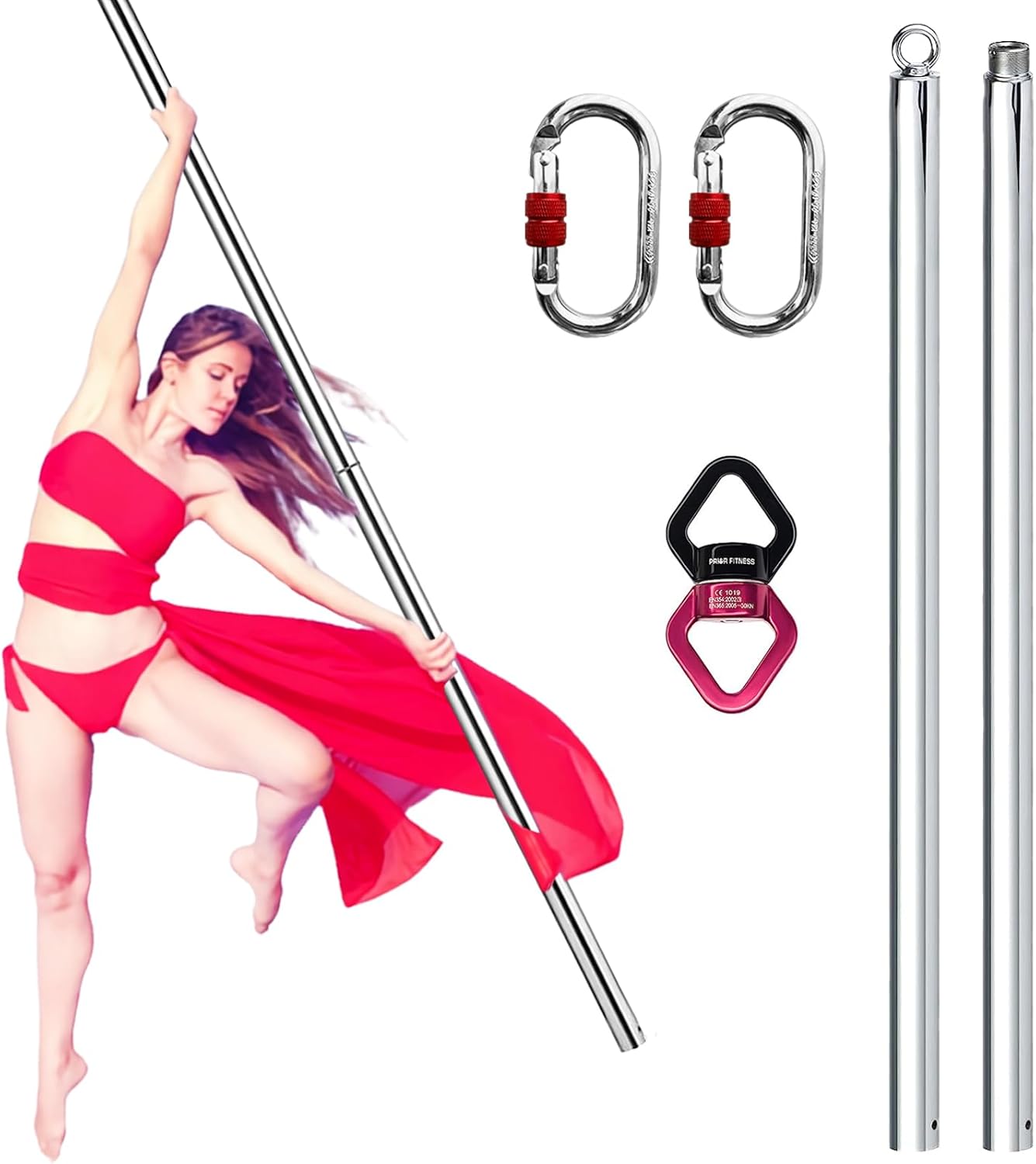 Yoga Fitness Spinning - Barra de Baile Aéreo de 2