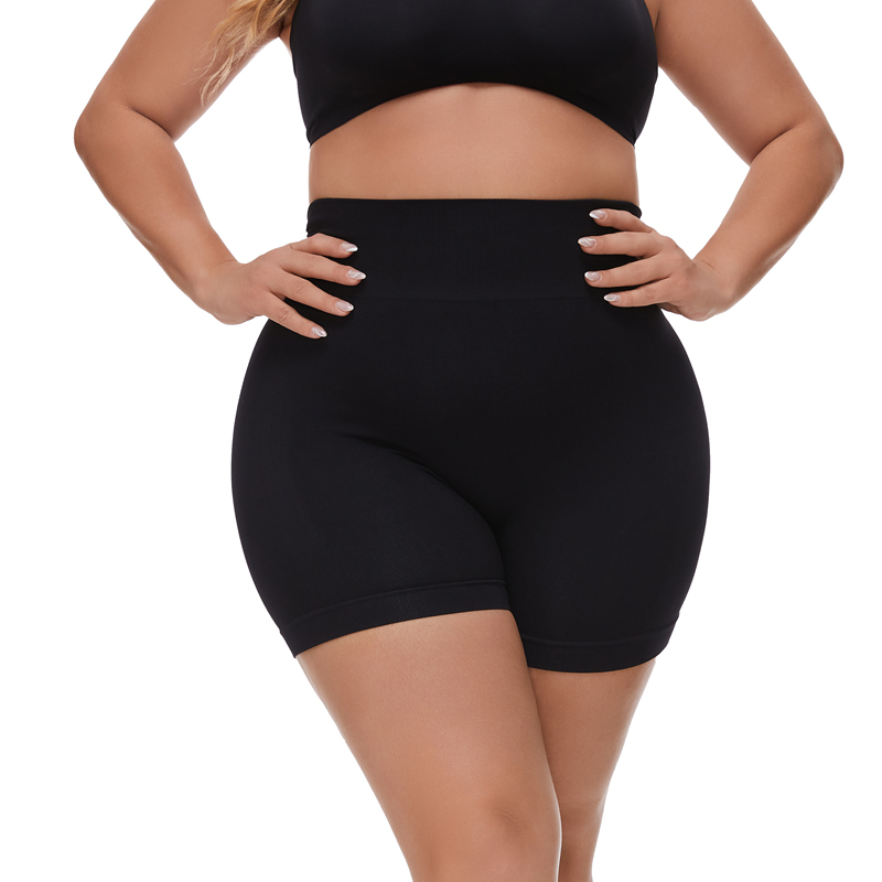 Yoga Fitness Plus - Pantalones cortos moldeadores sin costuras para