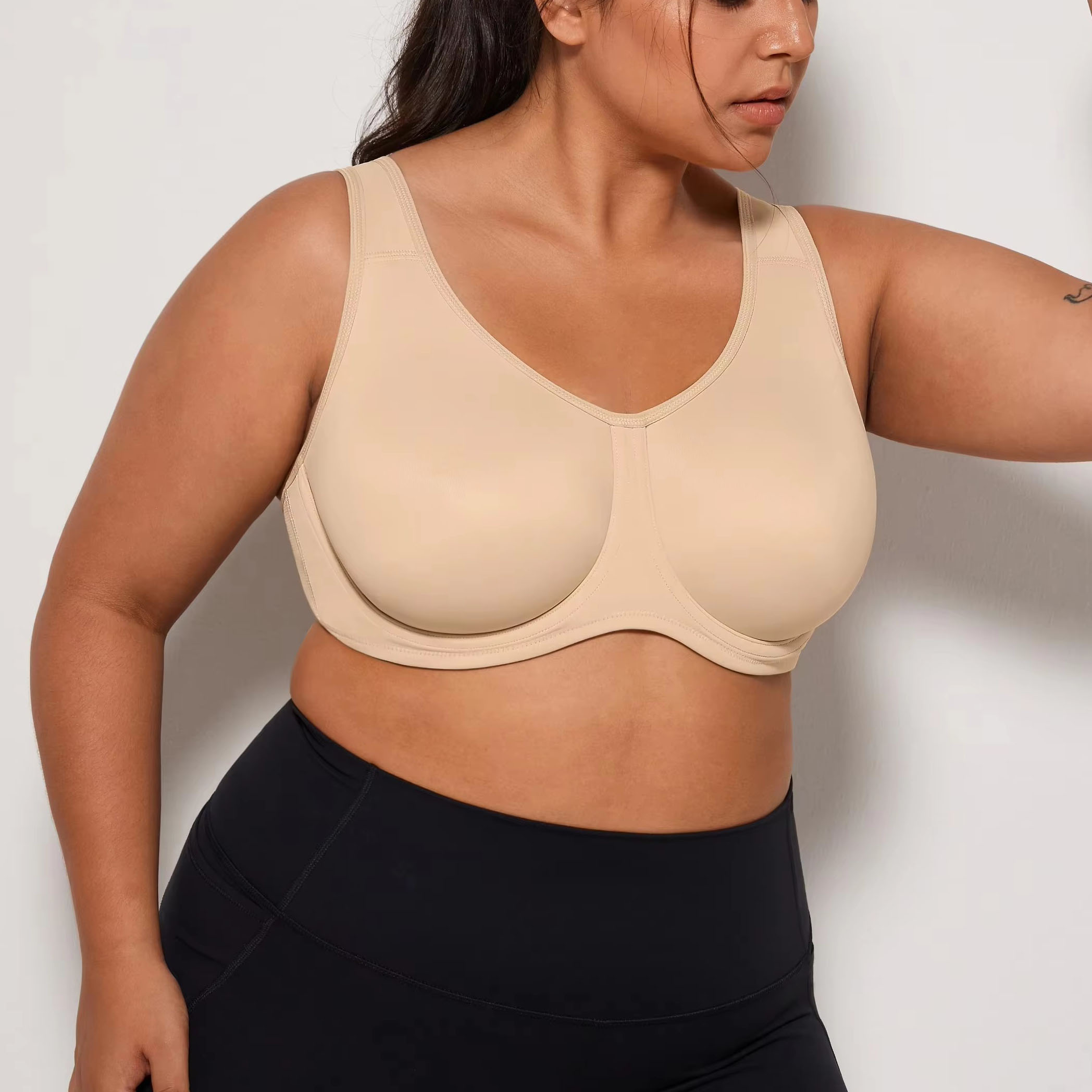 Yoga Fitness Plus - Sujetador deportivo SYROKAN para mujer, control