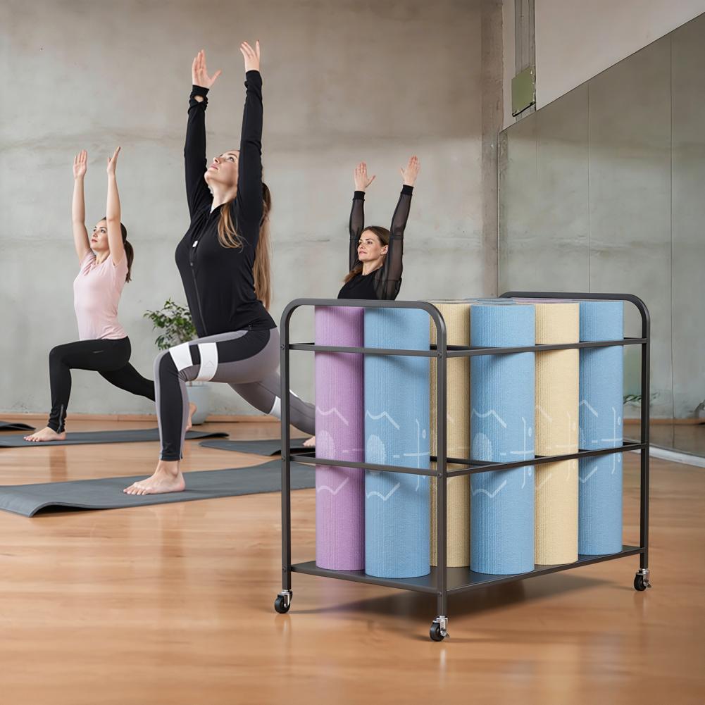 Yoga Fitness Room - Estante de Almacenamiento para Esterillas de