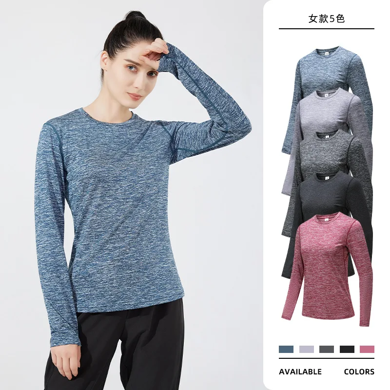 Yoga And Fitness - Camisa deportiva de manga larga para