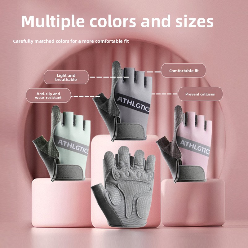 Yoga Fitness Spinning - Guantes Deportivos Unisex Finos de Medio
