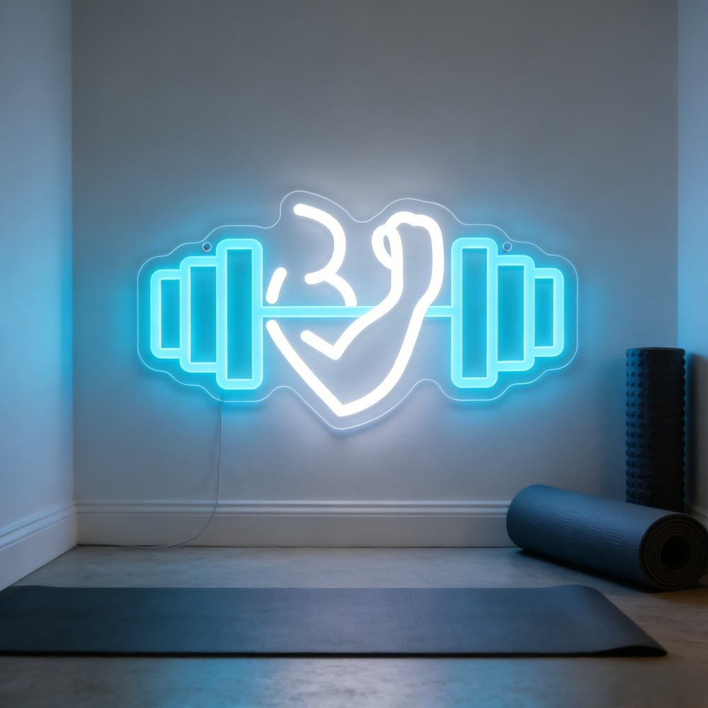 Yoga Fitness Room - Letrero LED de Neón con Diseño