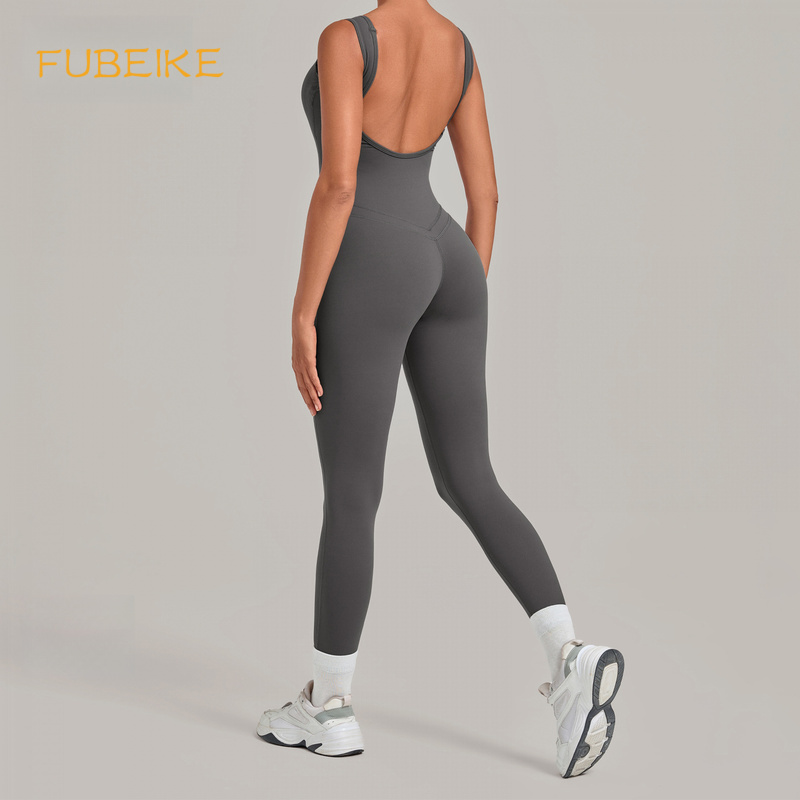 Yoga Fitness Wear - Mono de yoga ajustado con espalda
