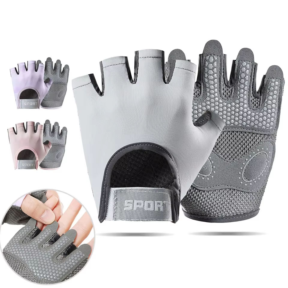 Yoga Fitness Spinning - Guantes de levantamiento de pesas para