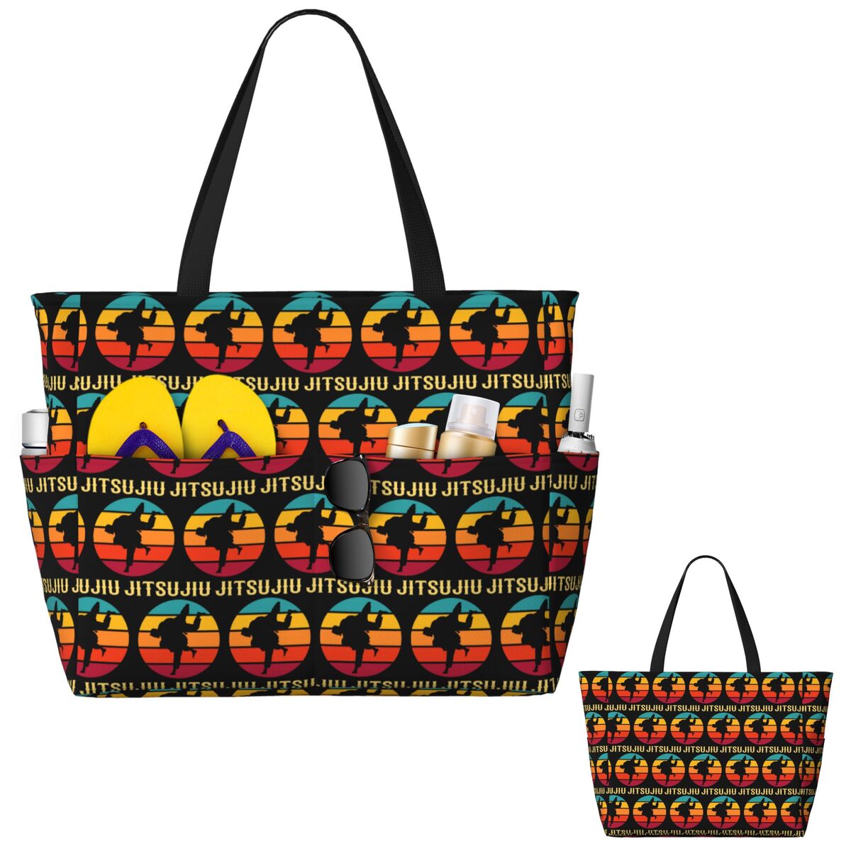 Bolsa de playa con diseño de a - Yoga Fitness Jiu Jitsu reseña y precio