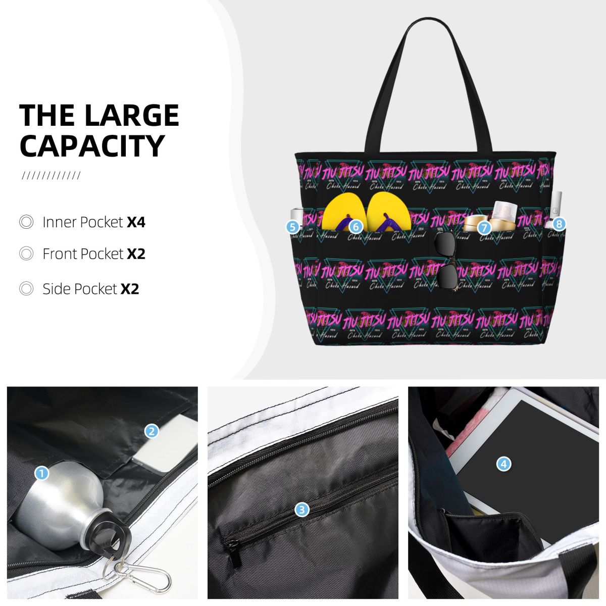 Bolso de mano Retro de los año - Yoga Fitness Jiu Jitsu reseña y precio