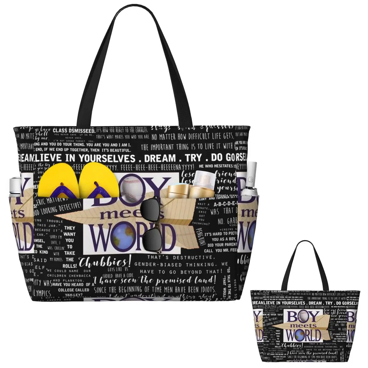 Bolso de mano con citas memora - Yoga Fitness Quotes reseña y precio