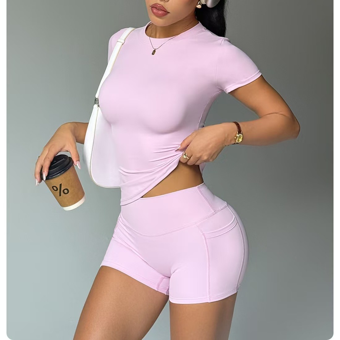 Conjunto de Yoga de Secado Ráp - Yoga Fitness Set reseña y precio