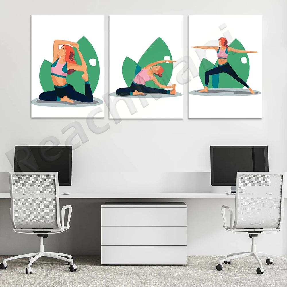 Póster de Yoga con Frase de In - Yoga Fitness Quotes reseña y precio