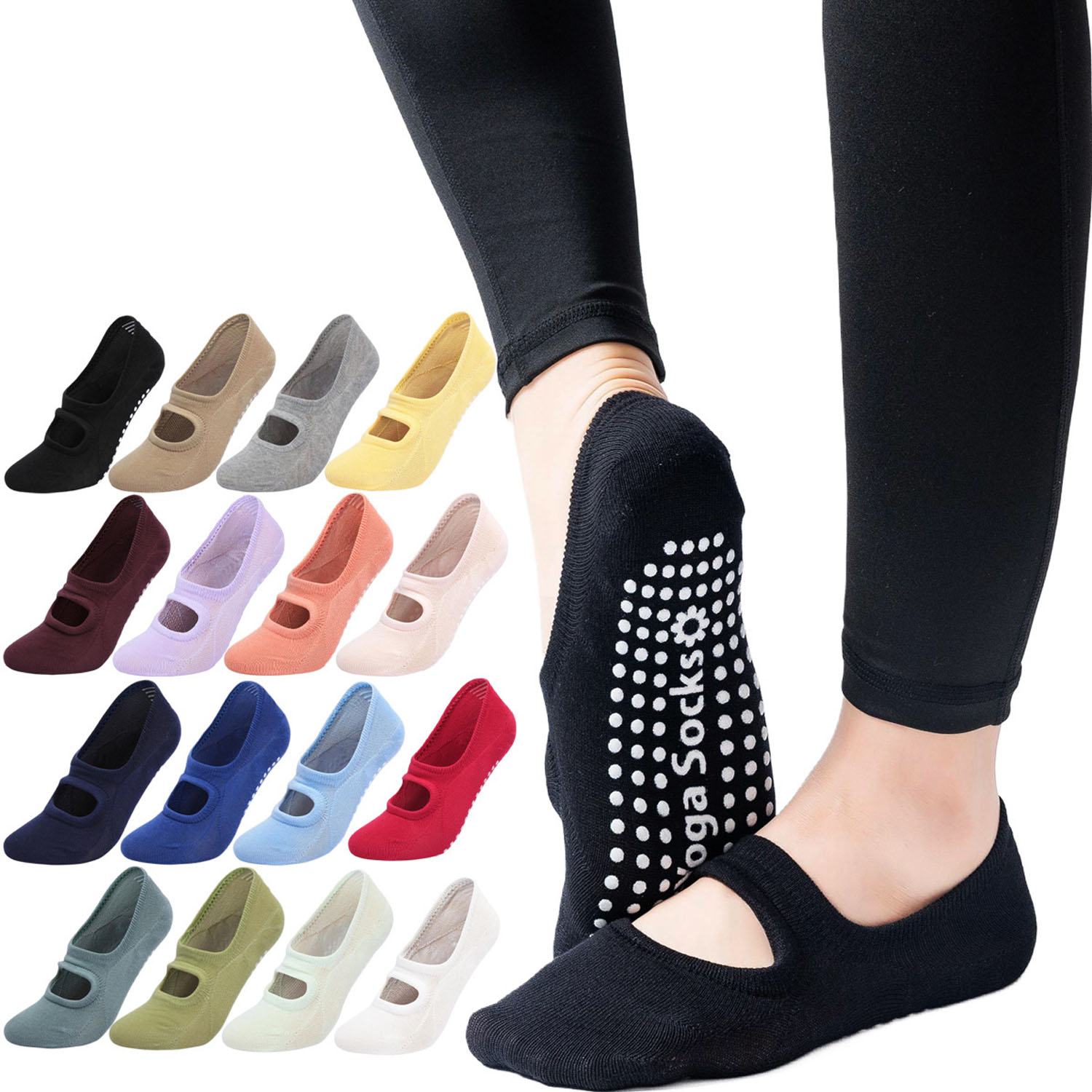 Calcetines de Yoga de Alta Cal - Yoga Fitness Gym reseña y precio
