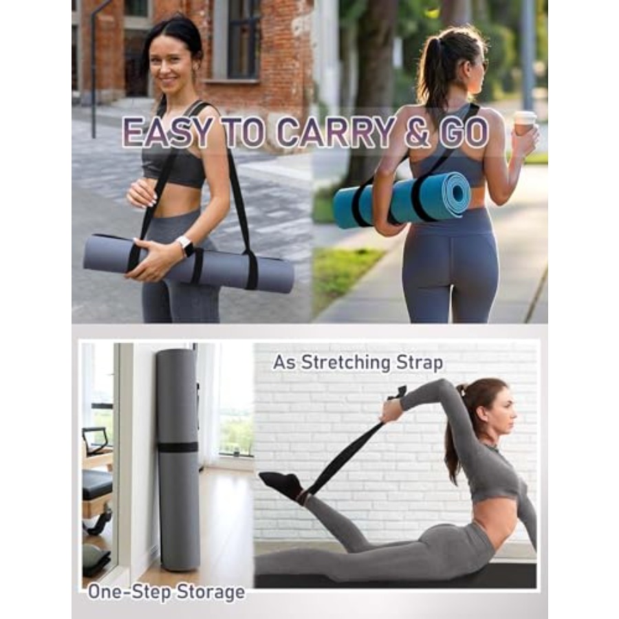 Correa para transportar colcho - Thick Yoga Mat reseña y precio