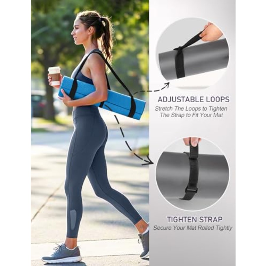Correa para transportar colcho - Thick Yoga Mat reseña y precio