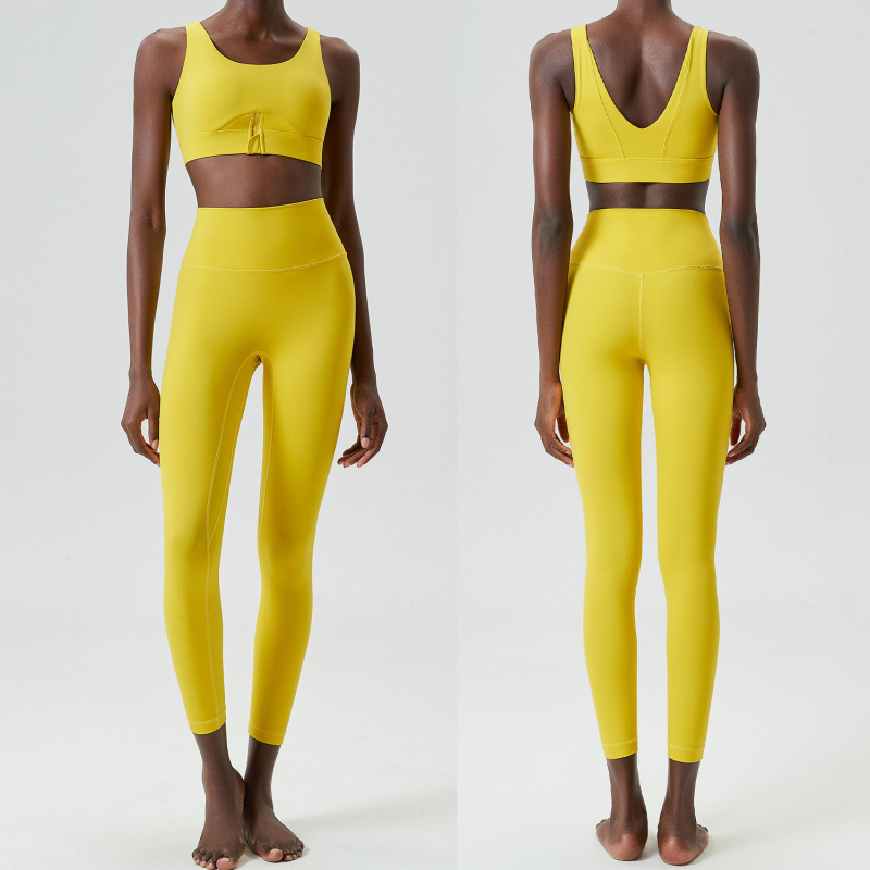Conjunto de dos piezas con cre - Yoga Fitness Plus reseña y precio