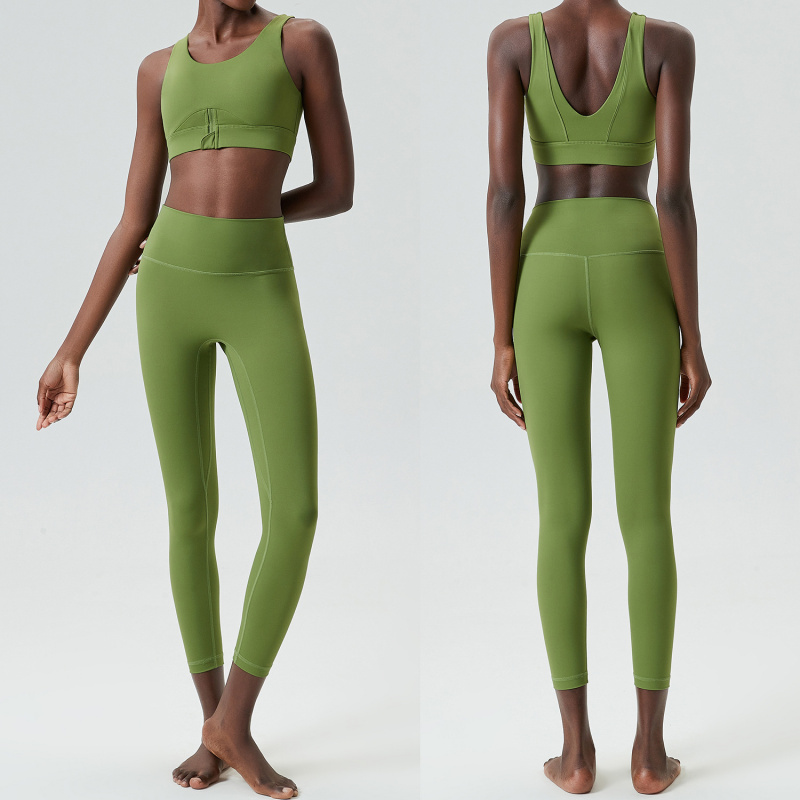 Conjunto de dos piezas con cre - Yoga Fitness Plus reseña y precio