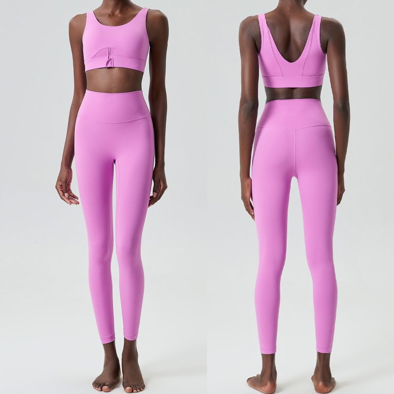 Conjunto de dos piezas con cre - Yoga Fitness Plus reseña y precio