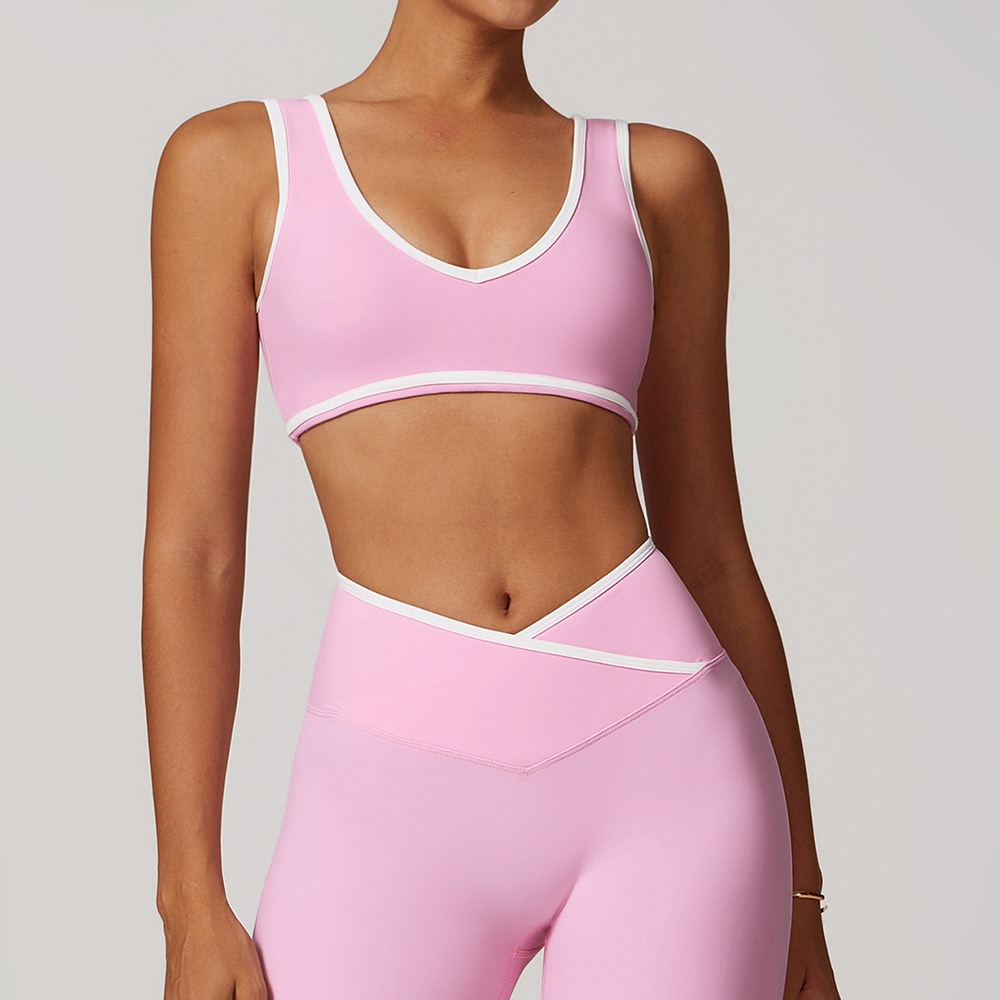 Top Deportivo con Cuello en V  - Yoga Fitness Up reseña y precio