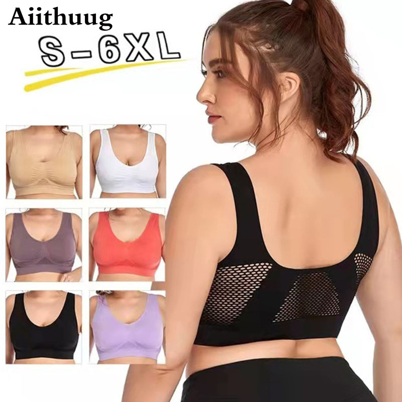 Aiithuug 6XL Sujetador deporti - Yoga Fitness Plus reseña y precio