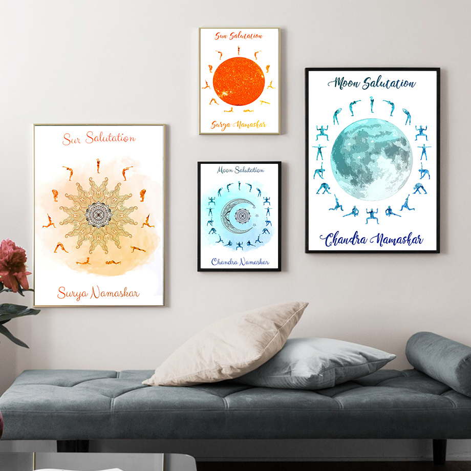 Posa de Yoga, sol, luna, Salut - Yoga Fitness Room reseña y precio