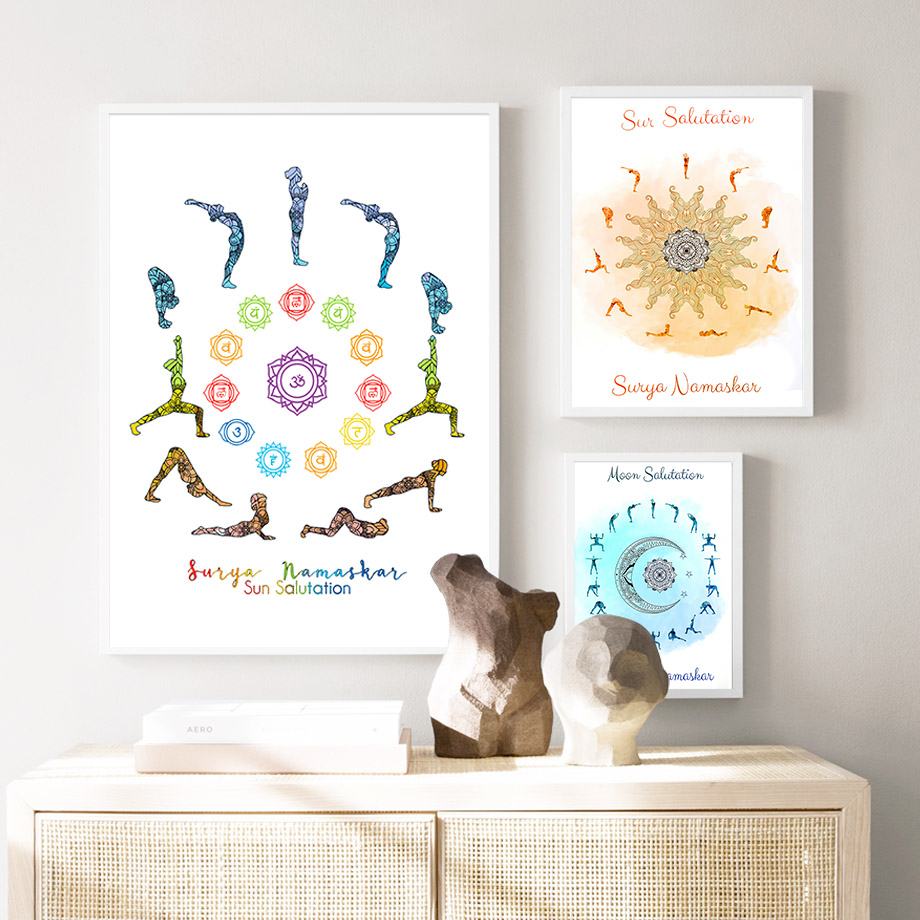 Posa de Yoga, sol, luna, Salut - Yoga Fitness Room reseña y precio