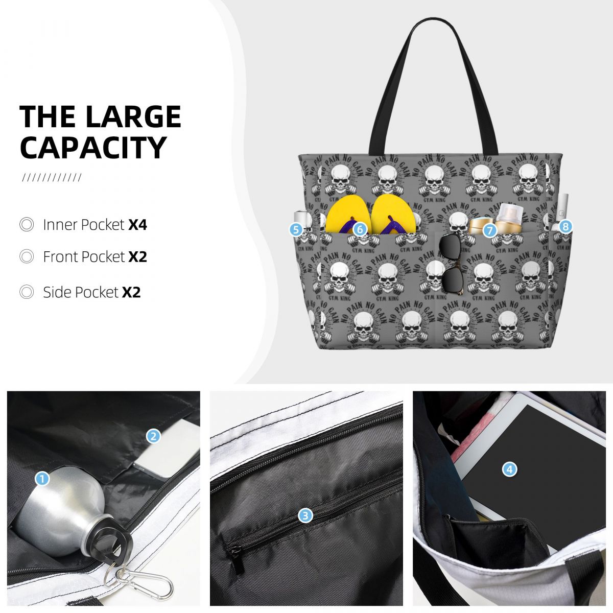 Bolsa de Gimnasio Powerhouse,  - Yoga Fitness Quotes reseña y precio