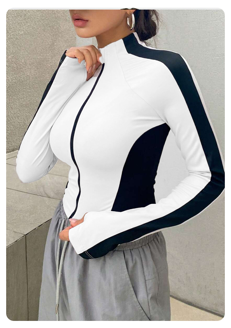 Chaqueta de yoga con cuello al - Yoga And Fitness reseña y precio
