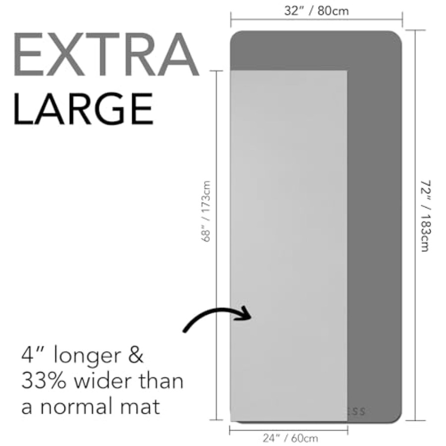 Tapete de Ejercicio Grande, Ex - Thick Yoga Mat reseña y precio