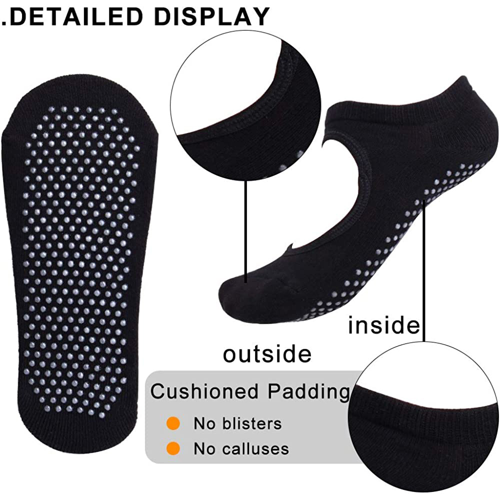 Calcetines antideslizantes con - Yoga Fitness Gym reseña y precio