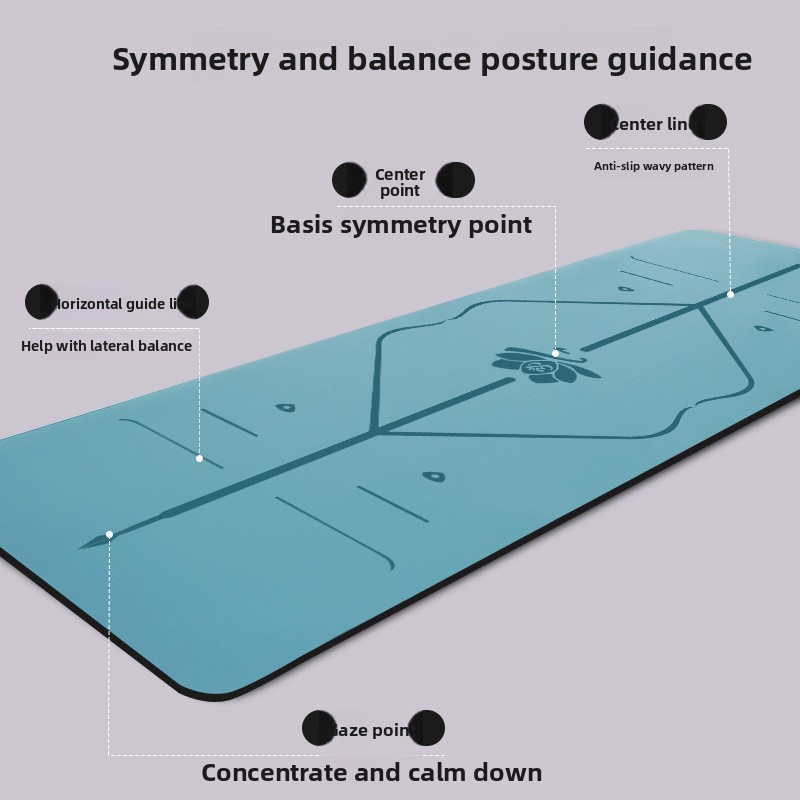Alfombrilla de yoga de goma PU - Thick Yoga Mat reseña y precio