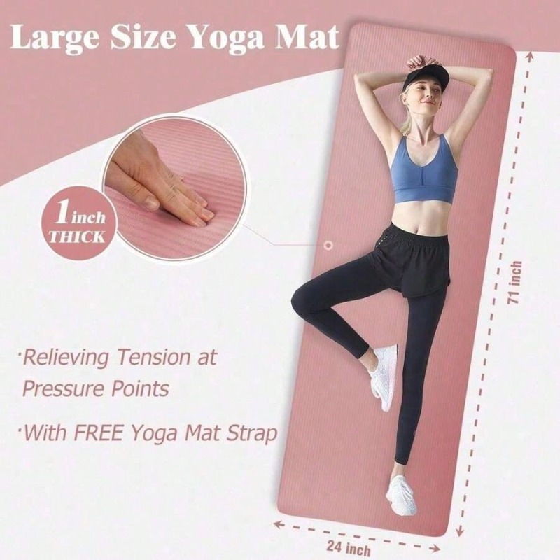 Yoga Mats BalanceFrom Yoga Mat - Thick Yoga Mat reseña y precio