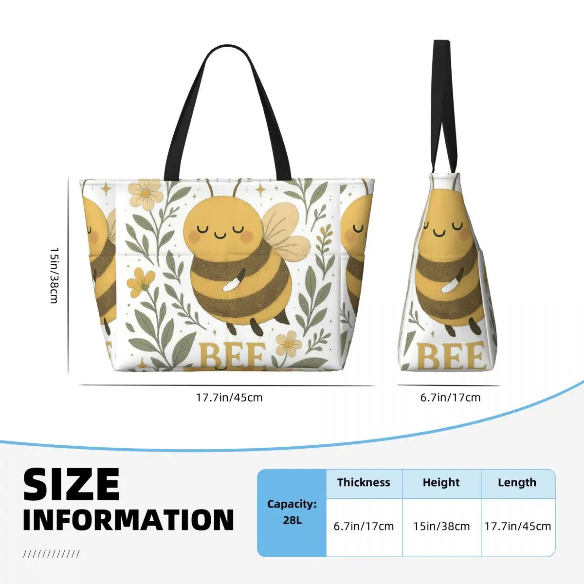 Bolsa de playa con diseño flor - Yoga Fitness Quotes reseña y precio