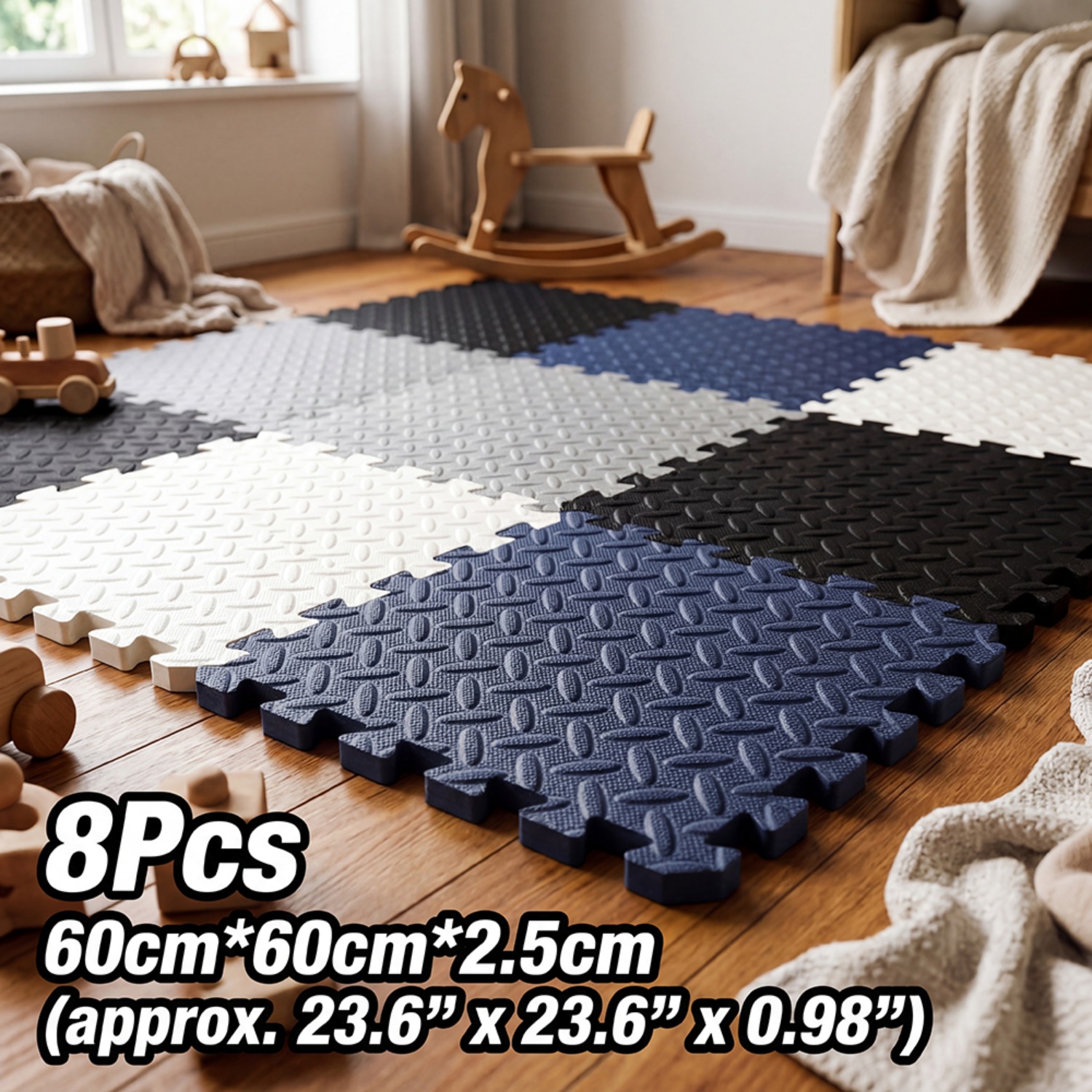 Alfombra de espuma EVA de 8 pi - Yoga Fitness Room reseña y precio