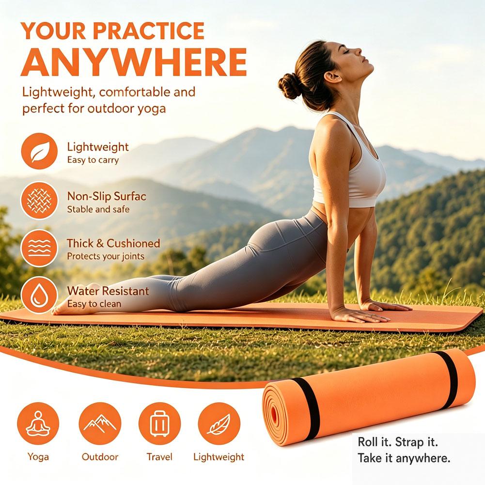 Esterilla de Yoga gruesa antid - Thick Yoga Mat reseña y precio