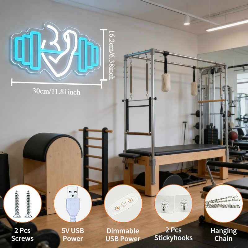 Letrero LED de Neón con Diseño - Yoga Fitness Room reseña y precio