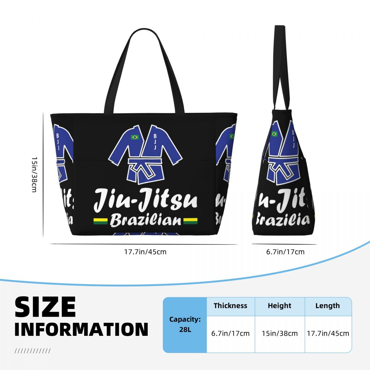 Bolsa de Playa para Jiu-Jitsu, - Yoga Fitness Jiu Jitsu reseña y precio